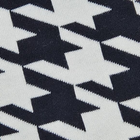 🔹️Worthington Black & White Houndstooth Double Breasted Sweater Jacket XLarge - Picture 11 of 12